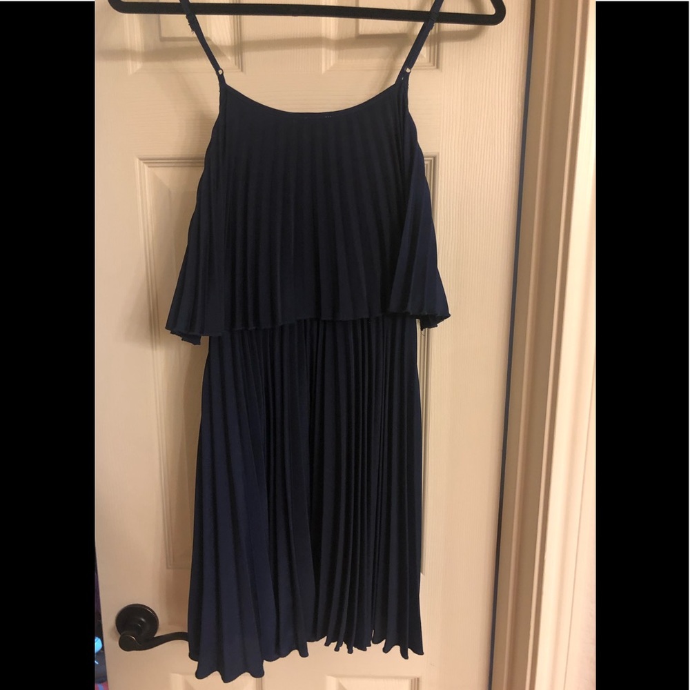 Pleated party/shower dress